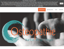 Tablet Screenshot of osteopathie-in-achim.de
